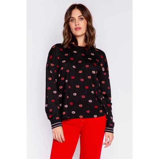 Дамски пижами Salvage Lippy Shirt Salvage Lippy Shirt Дамски пижами