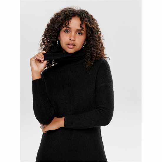 Дамски поли и рокли Only Cowl Neck Dress Черно Only Cowl Neck Dress Черно Дамски поли и рокли