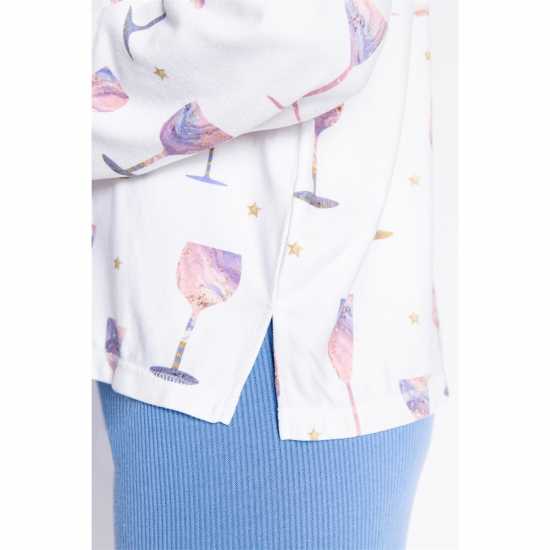 Дамски пижами Salvage Wine Glass Shirt Salvage Wine Glass Shirt Дамски пижами