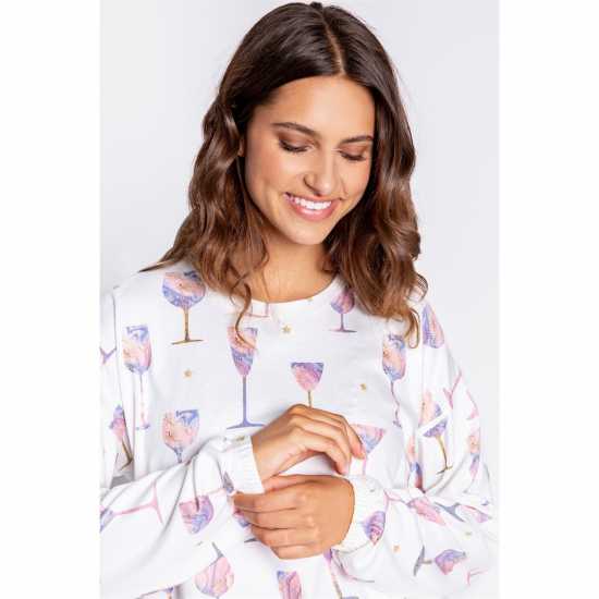 Дамски пижами Salvage Wine Glass Shirt Salvage Wine Glass Shirt Дамски пижами