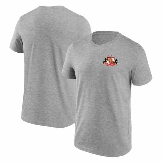 Мъжка Риза Team Small Crest T-Shirt Mens Сиво Футболни отбори и стоки