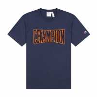 Champion Тениска Bookstore T Shirt Navy BS538 Мъжки ризи