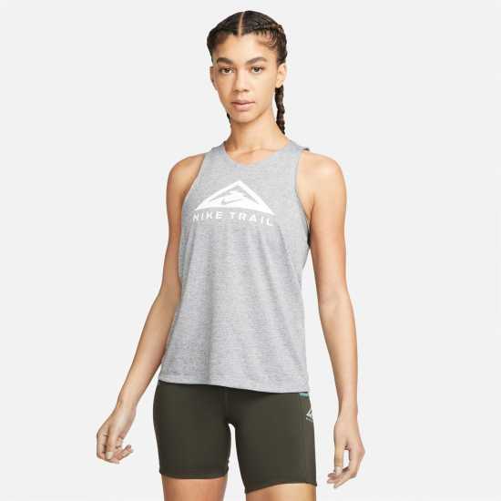 Nike Dri-FIT Women's Trail Running Tank Dk Grey - Дамски потници