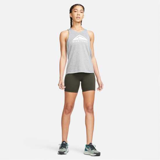 Nike Dri-FIT Women's Trail Running Tank Dk Grey - Дамски потници