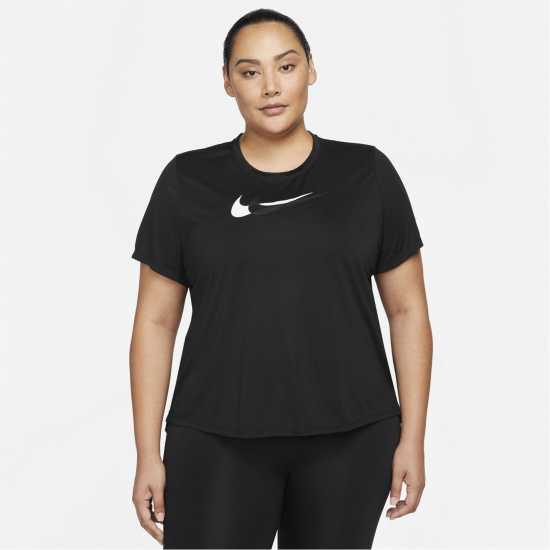Nike Тениска Drifit Swoosh Run T Shirt Womens  Горнища за бягане