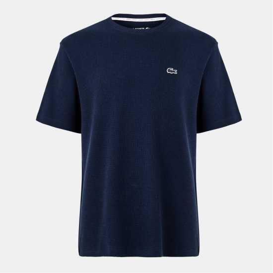 Lacoste Men's Waffle Pyjama Shorts Sleeve Top Нави 166 