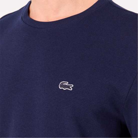 Lacoste Men's Waffle Pyjama Shorts Sleeve Top Нави 166 