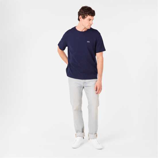 Lacoste Men's Waffle Pyjama Shorts Sleeve Top Нави 166 
