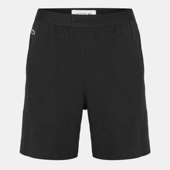 Lacoste Waffle Short Sn54 Black 031 Мъжки пижами