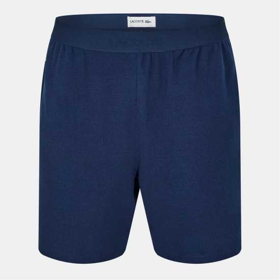 Мъжки пижами Lacoste Waffle Short Sn54 Navy 166 Lacoste Waffle Short Sn54 Navy 166 Мъжки пижами