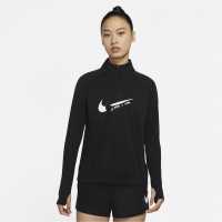 Nike Drifit Swoosh Midlayer Zip Top Womens  Дамски тениски и фланелки