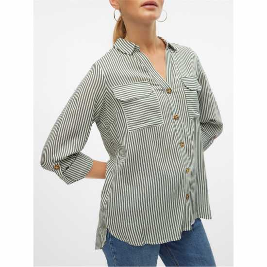 Vero Moda Риза С Дълъг Ръкав Long Sleeve Shirt Лаврова венец Дамски ризи и тениски