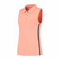 K Swiss Блуза С Яка Sleeveless Performance Polo Shirt Womens Пустинен Цветок Бадминтон