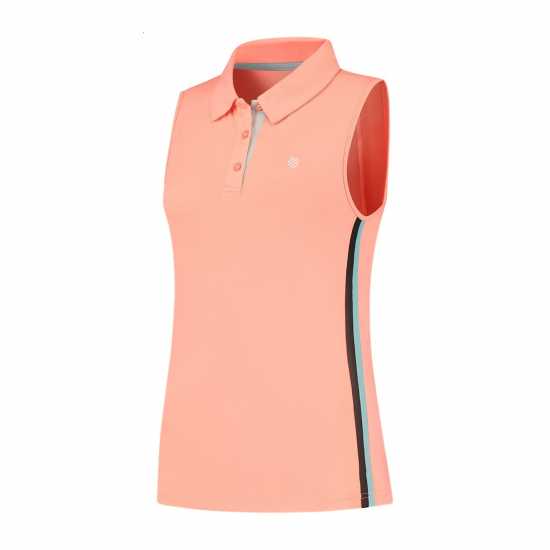 Бадминтон K Swiss Блуза С Яка Sleeveless Performance Polo Shirt Womens Пустинен Цветок K Swiss Блуза С Яка Sleeveless Performance Polo Shirt Womens Пустинен Цветок Бадминтон