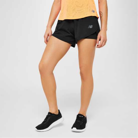 New Balance Дамски Шорти 3 Inch 2In1 Shorts Ladies  Дамски клинове за фитнес