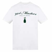 Awd Adults Printed Golf Masters Tee 90th 