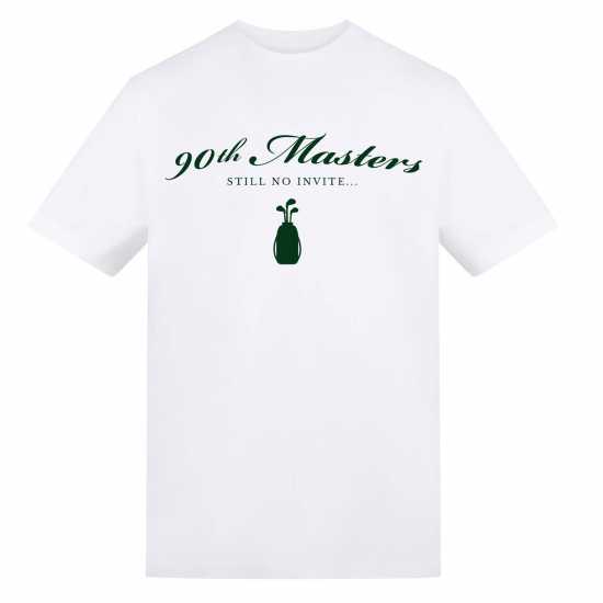Awd Adults Printed Golf Masters Tee 90th 