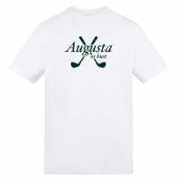 Awd Adults Printed Golf Masters Tee Augusta or Bust 