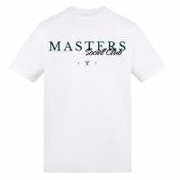 Awd Adults Printed Golf Masters Tee Social Club 