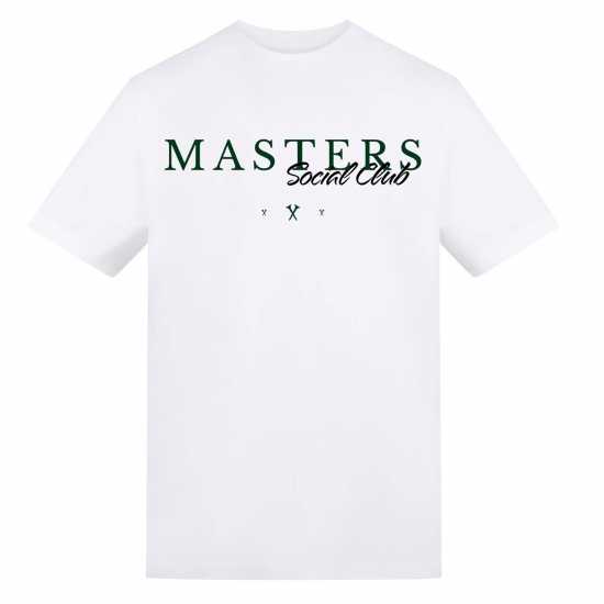 Awd Adults Printed Golf Masters Tee Social Club 