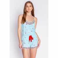 Salvage Adjustable Dog Print Pyjama Set  Дамски пижами