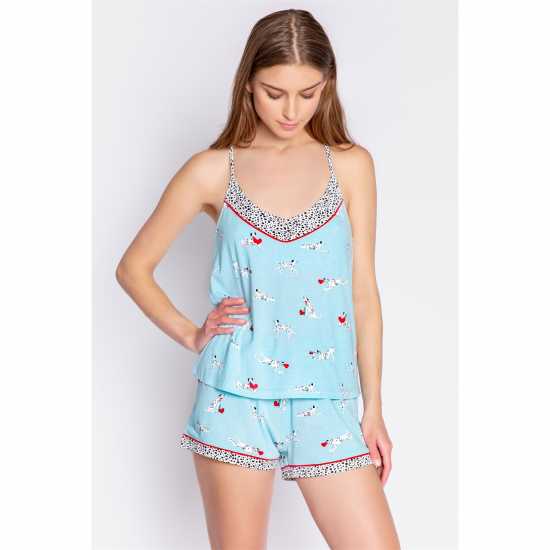 Дамски пижами Salvage Adjustable Dog Print Pyjama Set Salvage Adjustable Dog Print Pyjama Set Дамски пижами