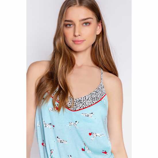 Дамски пижами Salvage Adjustable Dog Print Pyjama Set Salvage Adjustable Dog Print Pyjama Set Дамски пижами