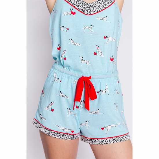 Дамски пижами Salvage Adjustable Dog Print Pyjama Set Salvage Adjustable Dog Print Pyjama Set Дамски пижами