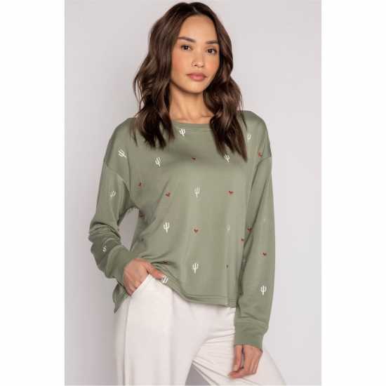 Дамски пижами Salvage Olive Shirt Salvage Olive Shirt Дамски пижами