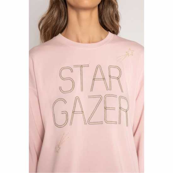 Дамски пижами Pj Salvage Salvage Crew Neck Shirt Rosa Pj Salvage Salvage Crew Neck Shirt Rosa Дамски пижами