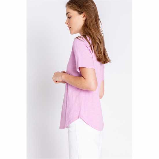 Блуза С Къс Ръкав Pj Salvage Short Sleeved Shirt Лилаво 