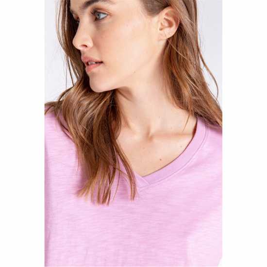 Блуза С Къс Ръкав Pj Salvage Short Sleeved Shirt Лилаво 