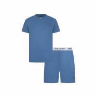 Lyle And Scott Lyle Jrsy Lounge Set Sn63 Moonlight Blue 
