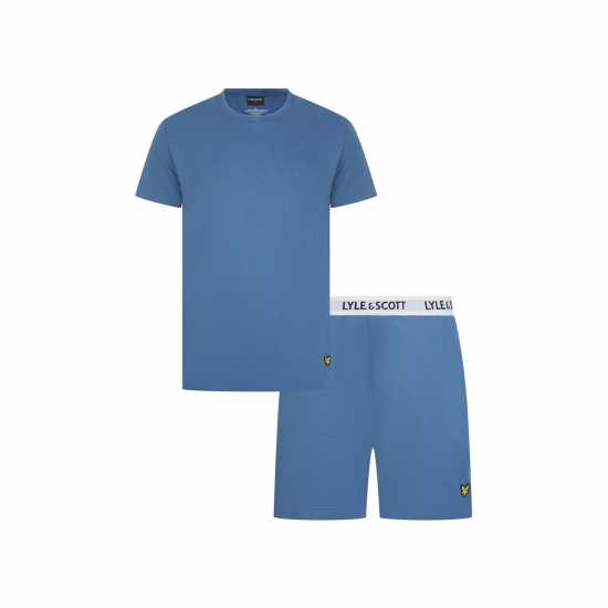 Lyle And Scott Lyle Jrsy Lounge Set Sn63 Moonlight Blue 