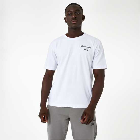 Everlast X Yiannimize Graphic Logo T-Shirt White Мъжки ризи