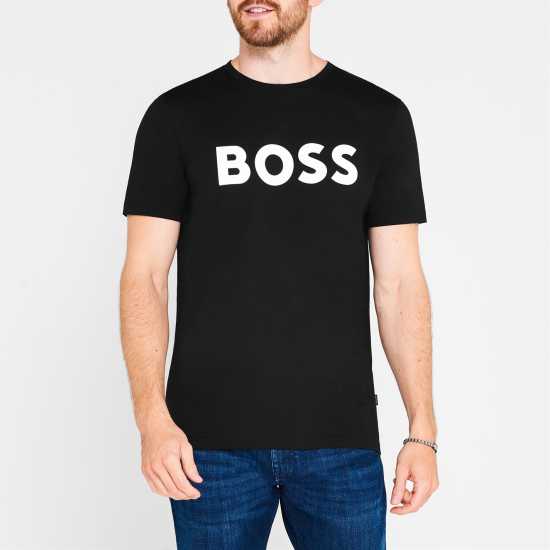 Hugo Boss Тениска Thinking 1 Logo T Shirt Black 002 - Holiday Essentials