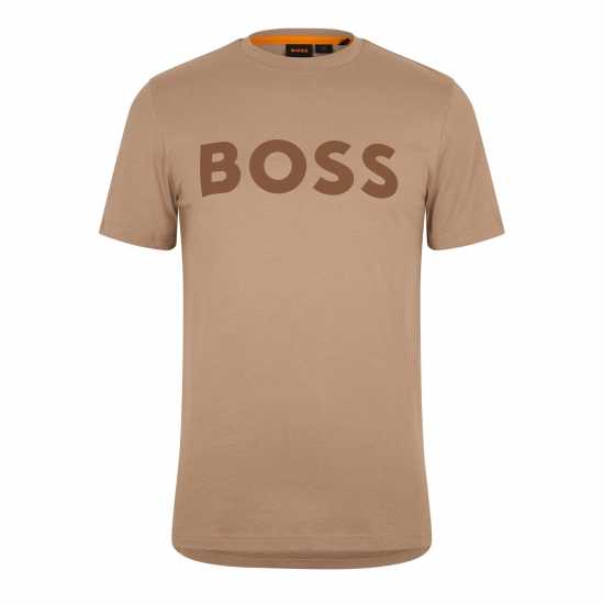 Hugo Boss Тениска Thinking 1 Logo T Shirt Open Brown - Holiday Essentials
