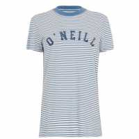 Oneill Тениска Essential T Shirt White Blue Дамски тениски и фланелки