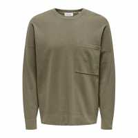 Мъжки пуловери и жилетки Only Pullover Sn99 Desert Taupe Only Pullover Sn99 Desert Taupe Мъжки пуловери и жилетки