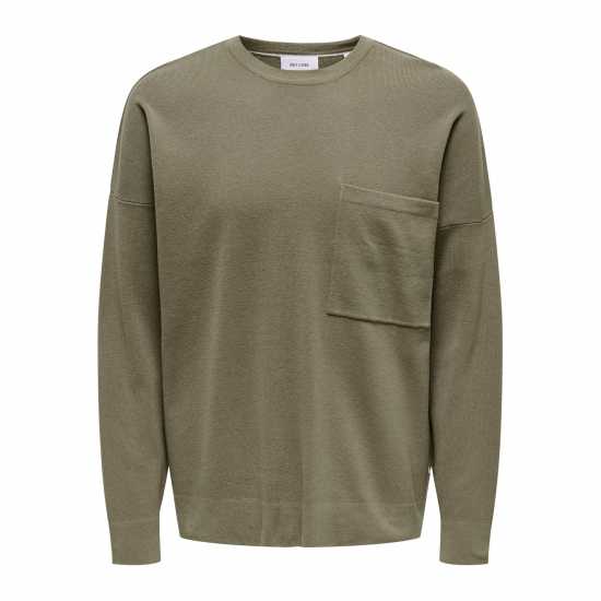 Мъжки пуловери и жилетки Only Pullover Sn99 Desert Taupe Only Pullover Sn99 Desert Taupe Мъжки пуловери и жилетки
