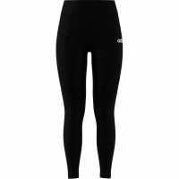 Adidas Essentials Linear Cotton Leggings Womens Черно/Бяло Дамско трико и клинове