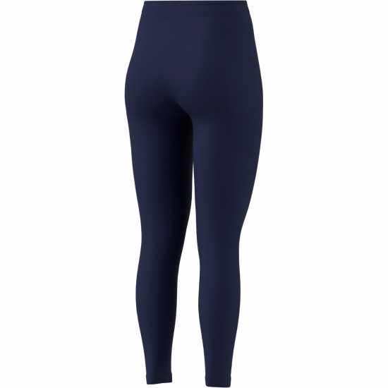 Adidas Essentials Linear Cotton Leggings Womens Морско синьо/Бяло Дамско трико и клинове