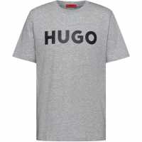 Hugo Тениска Dulivio T Shirt Сиво/Черно 062 Мъжки ризи