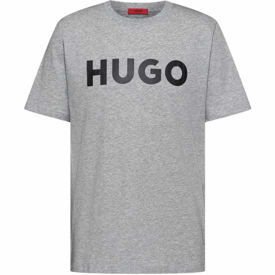 Hugo Тениска Dulivio T Shirt Grey/Black 062 Мъжки ризи