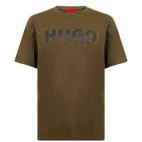 Hugo Тениска Dulivio T Shirt Хаки 304 Мъжки ризи