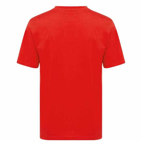 Hugo Тениска Dulivio T Shirt Red/White 693 Мъжки ризи