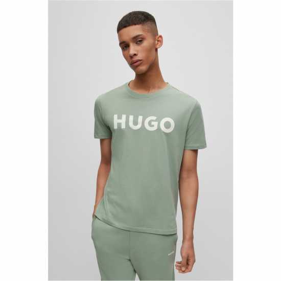 Hugo Тениска Dulivio T Shirt Pstl Green 330 Мъжки ризи