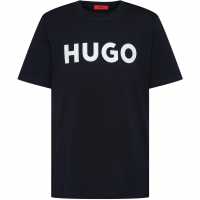 Hugo Тениска Dulivio T Shirt Navy/White 405 Мъжки ризи