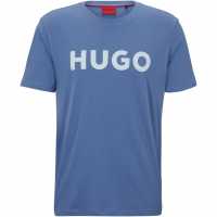Hugo Тениска Dulivio T Shirt Blue Мъжки ризи