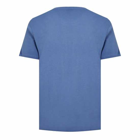 Hugo Тениска Dulivio T Shirt Open Blue 479 Мъжки ризи